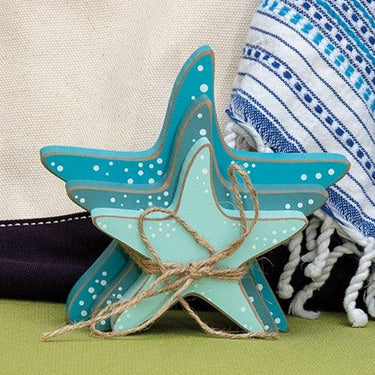 3 Set Wooden Starfish Bundle - The Fox Decor